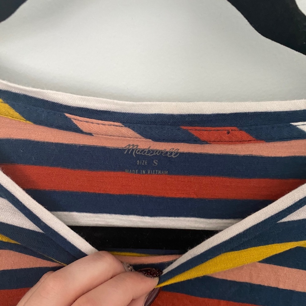 Madewell Colorful Striped T-Shirt - Picture 2 of 3